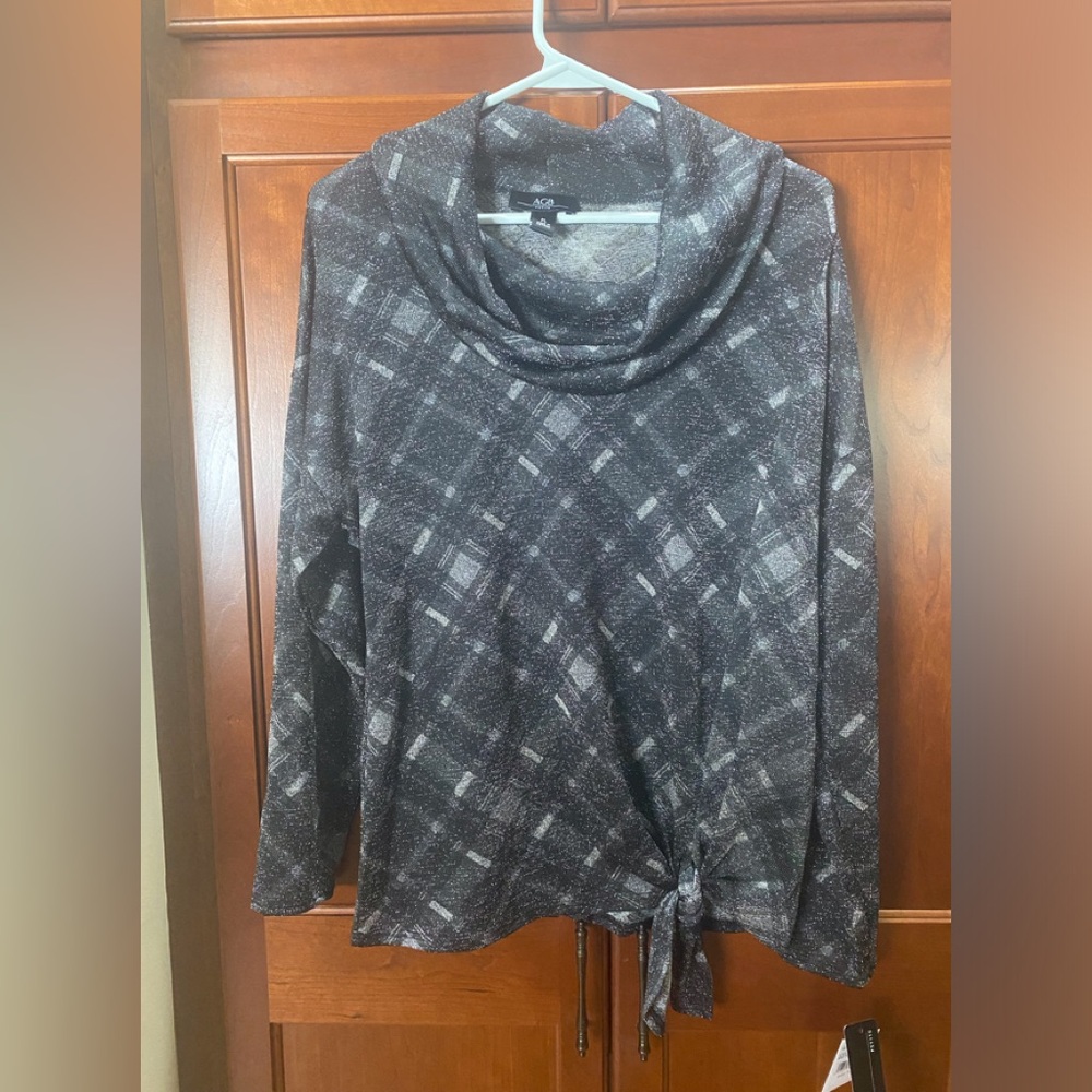 AGB Side Tie Sparkle Top (PL)
